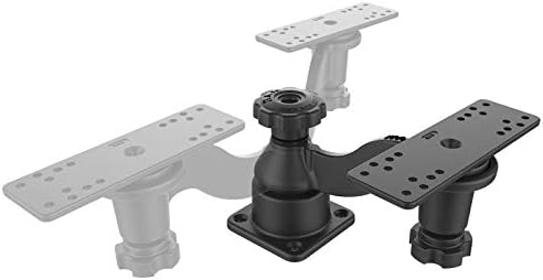 RAM Mounts Horizontal 6 Swing Arm Mount for Fishfinders  Chartplotters RAM-109HU Compatible with Garmin, Humminbird, Lowrance + More