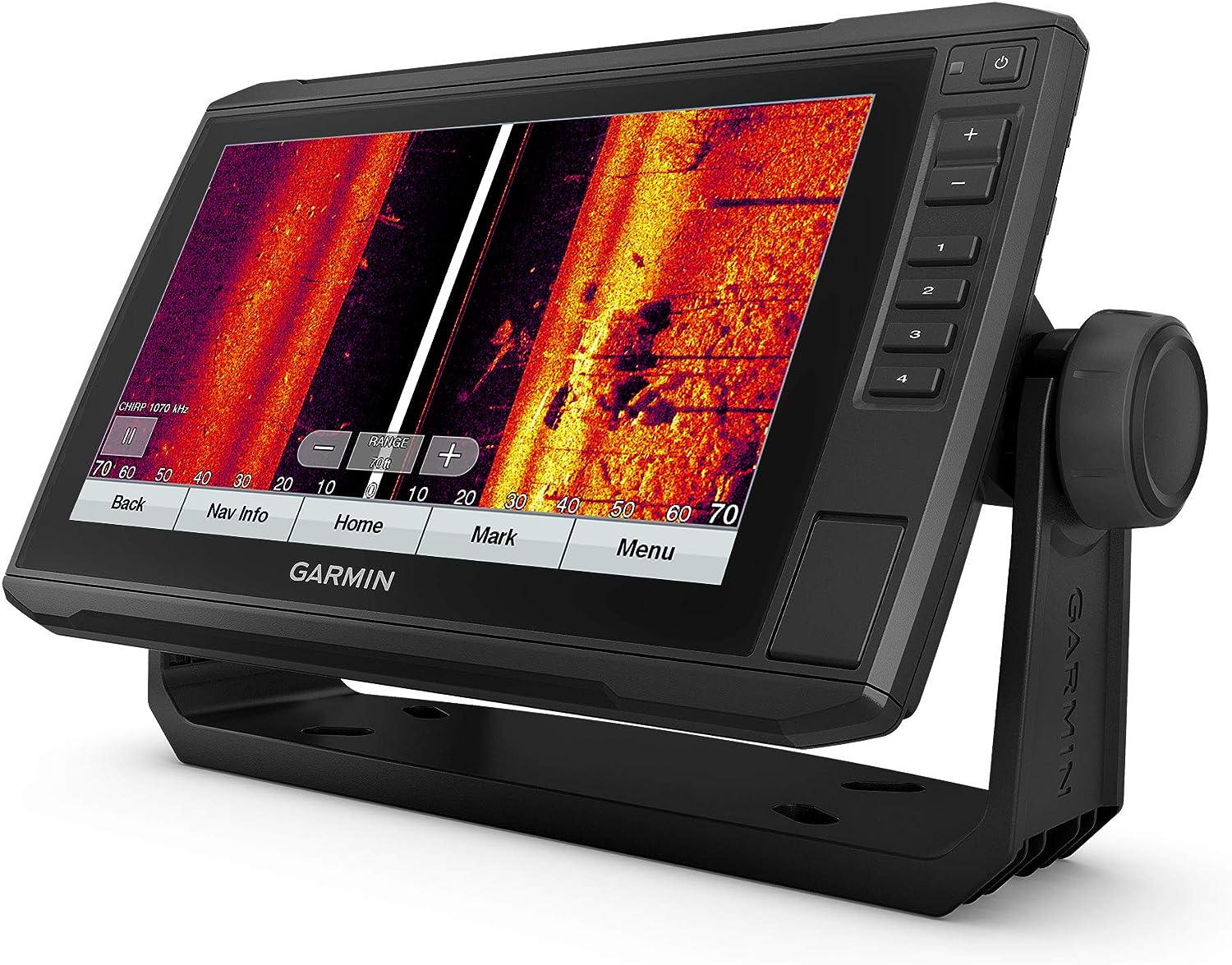 Garmin ECHOMAP UHD 93sv with GT56UHD-TM Transducer, 9 Keyed-Assist Touchscreen Chartplotter with U.S. LakeVü g3 and Added High-Def Scanning Sonar (010-02523-01)