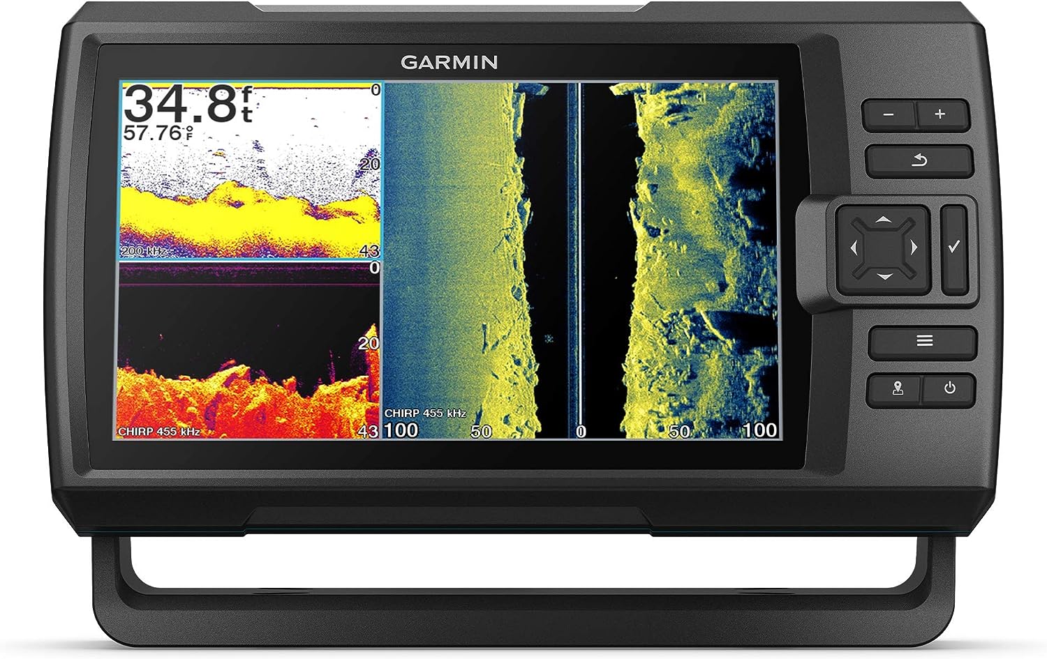 Garmin Striker Vivid 9sv, Easy-to-Use 5-inch Color Fishfinder and Sonar Transducer, Vivid Scanning Sonar Color Palettes, 9 inch (010-02554-00) (Renewed)