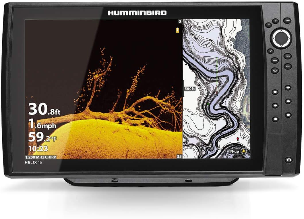 Humminbird 411310-1CHO Helix 15 Chirp MEGA DI+ GPS G4N CHO (Control Head Only) Fish Finder