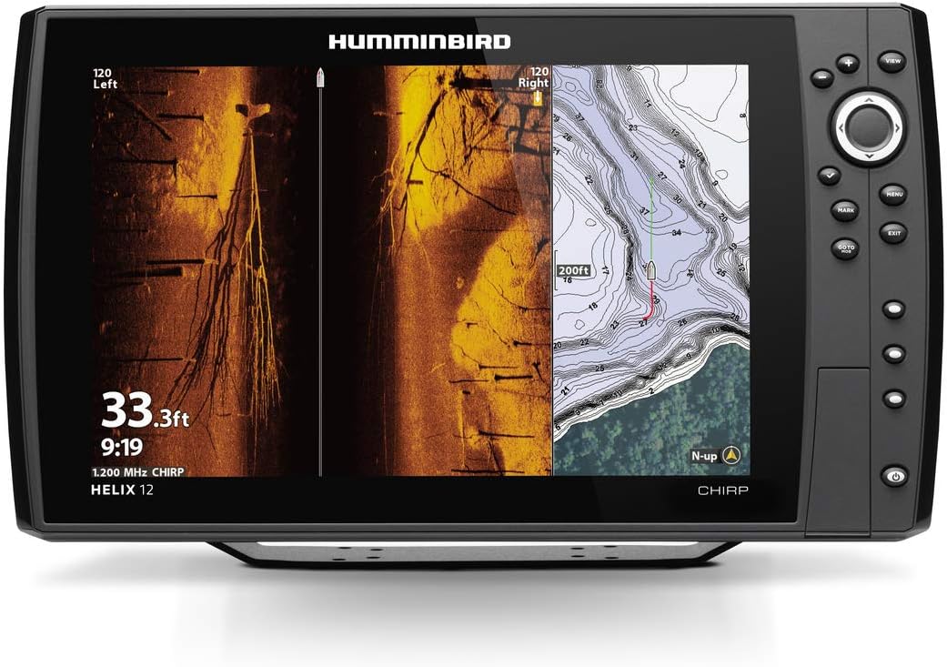 Humminbird 411450-1 Helix 12 Chirp MEGA SI+ GPS G4N Fish Finder