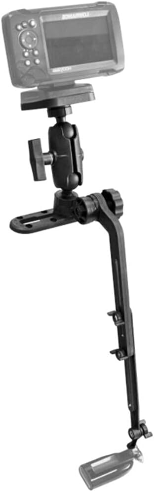 Kayak/SUP Transducer Mounting Arm with Marine Electronics Ball Mount Base Adapter, Compatible with Scotty, Garmin Lowrance Fish Finder