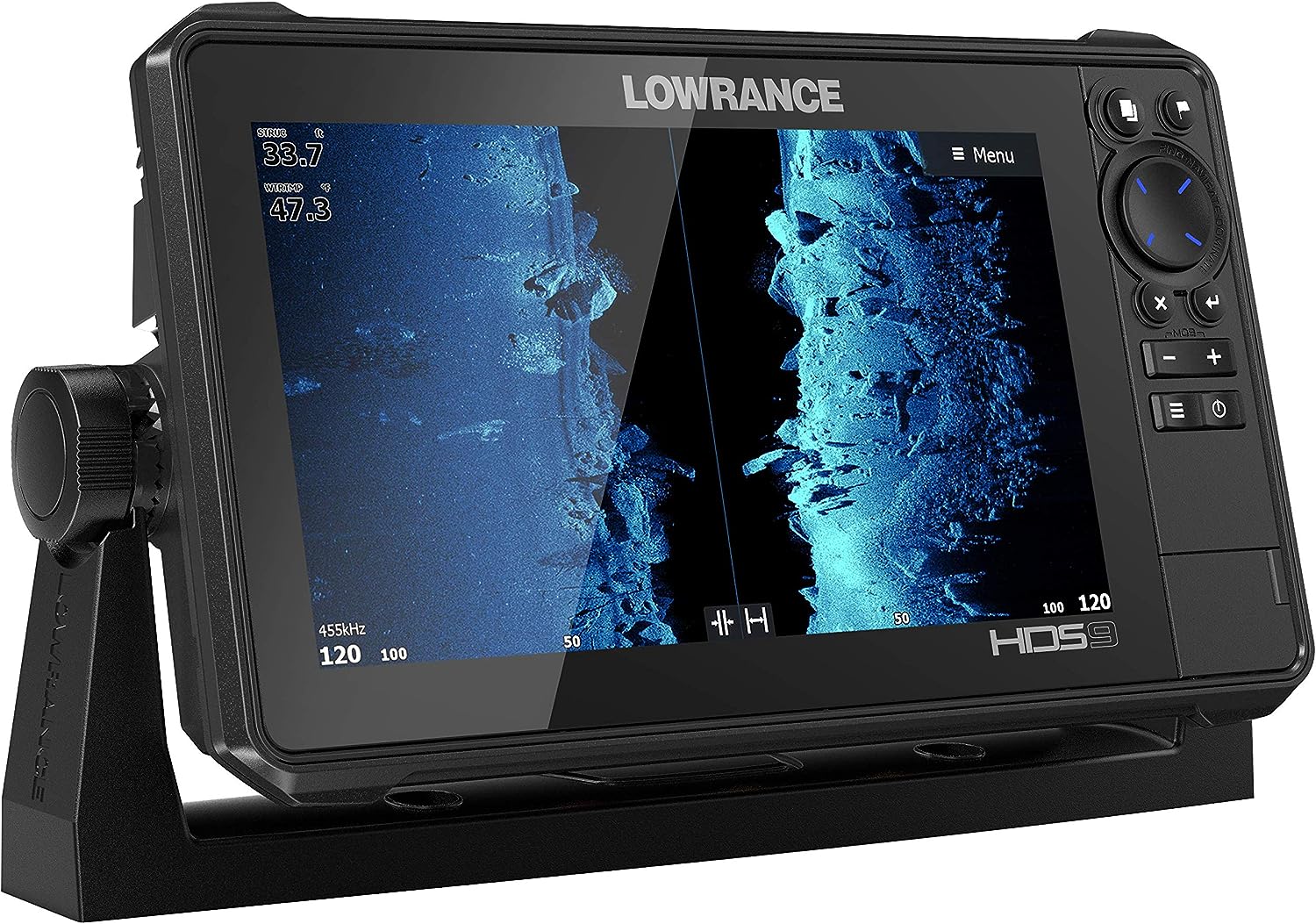 Lowrance HDS-Live Fish Finder, Multi-Touch Screen, Live Sonar Compatible, Preloaded C-MAP US Enhanced Mapping