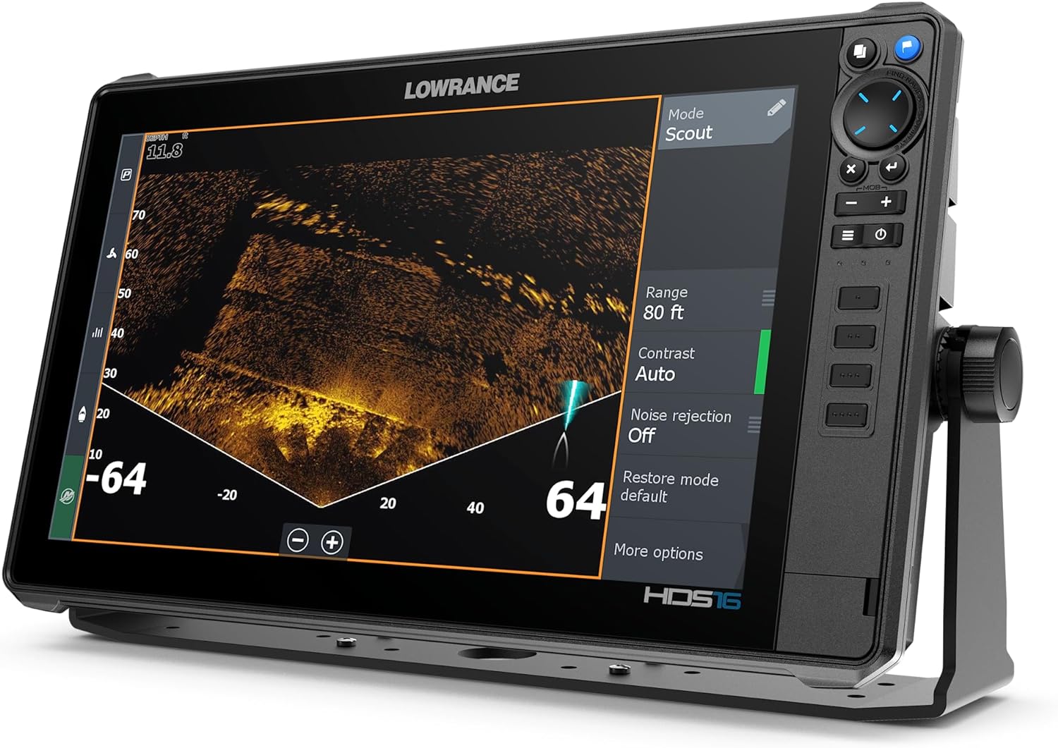 Lowrance HDS PRO 16 Inch Fish Finder with ActiveImaging HD 3-in-1 Transducer with Smartphone Integration