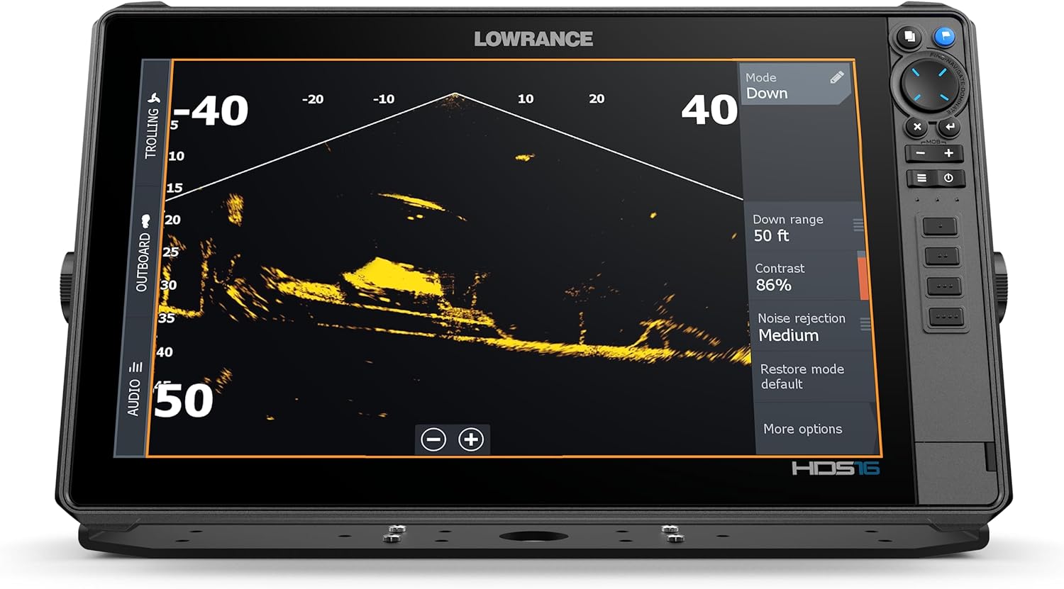 Lowrance HDS PRO 16 Inch Fish Finder with ActiveImaging HD 3-in-1 Transducer with Smartphone Integration