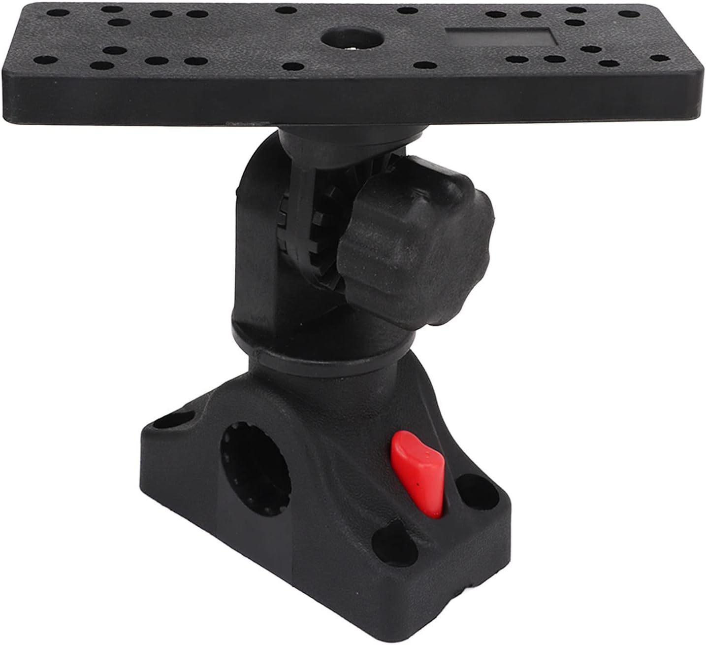 Tbest Fish Finder Mount Base, 360 Degree Rotating Removable Universal Boat Electronics (Tbesttb72ode10s)