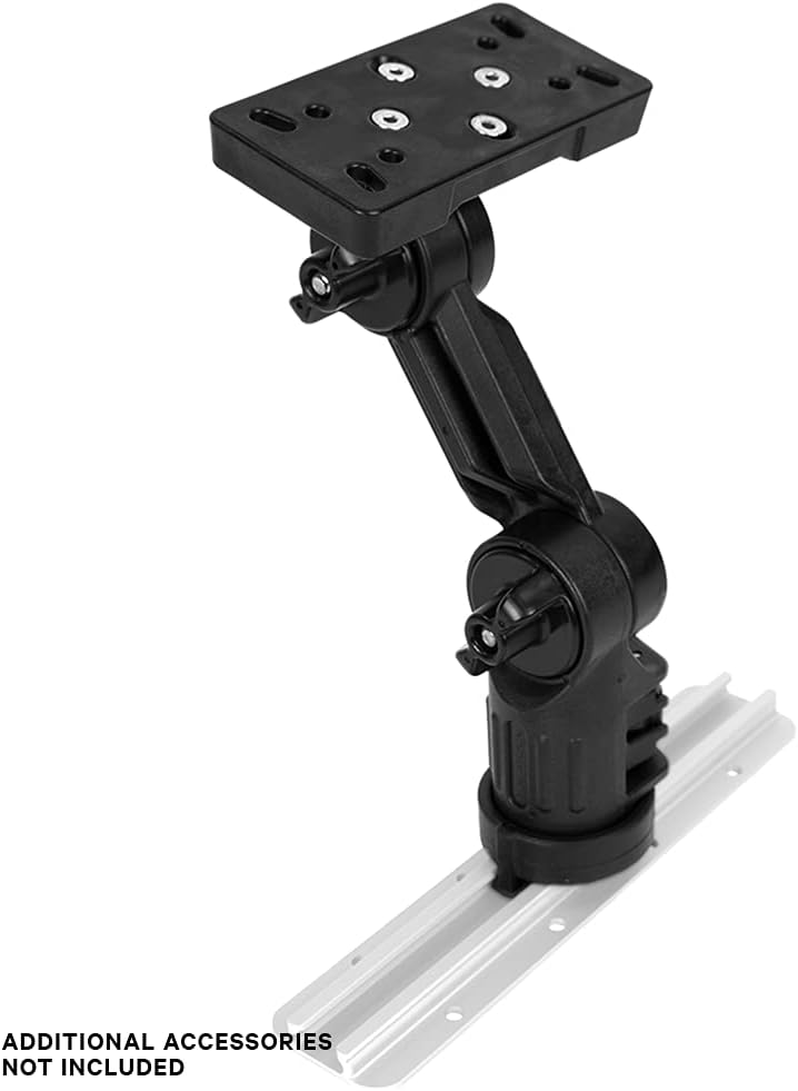 Yak Attack Track Mounted LockNLoad Mount Compatible with Humminbird Helix