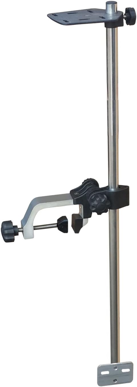 Extreme Max Portable Transducer Bracket - Quick-Mount Gunwale Mount For Fish Finders (15-23" Adjustable)