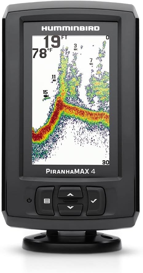 Humminbird 410150-1 PIRANHAMAX 4 Fish Finder,Black  Boating Accessories New MINN KOTA Marine MKR-US2-8 HUM 7 PIN Conn. MIN 1852068