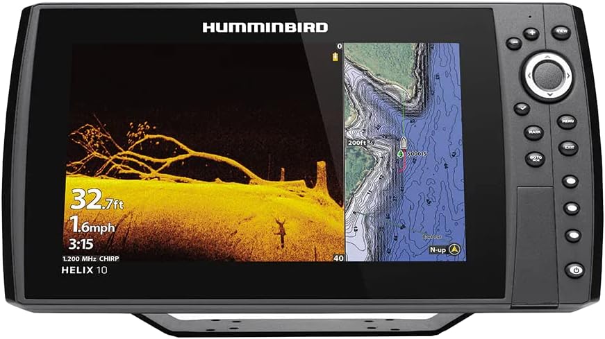 Humminbird 411410-1CHO Helix 10 Chirp MEGA DI+ GPS G4N CHO (Control Head Only) Fish Finder