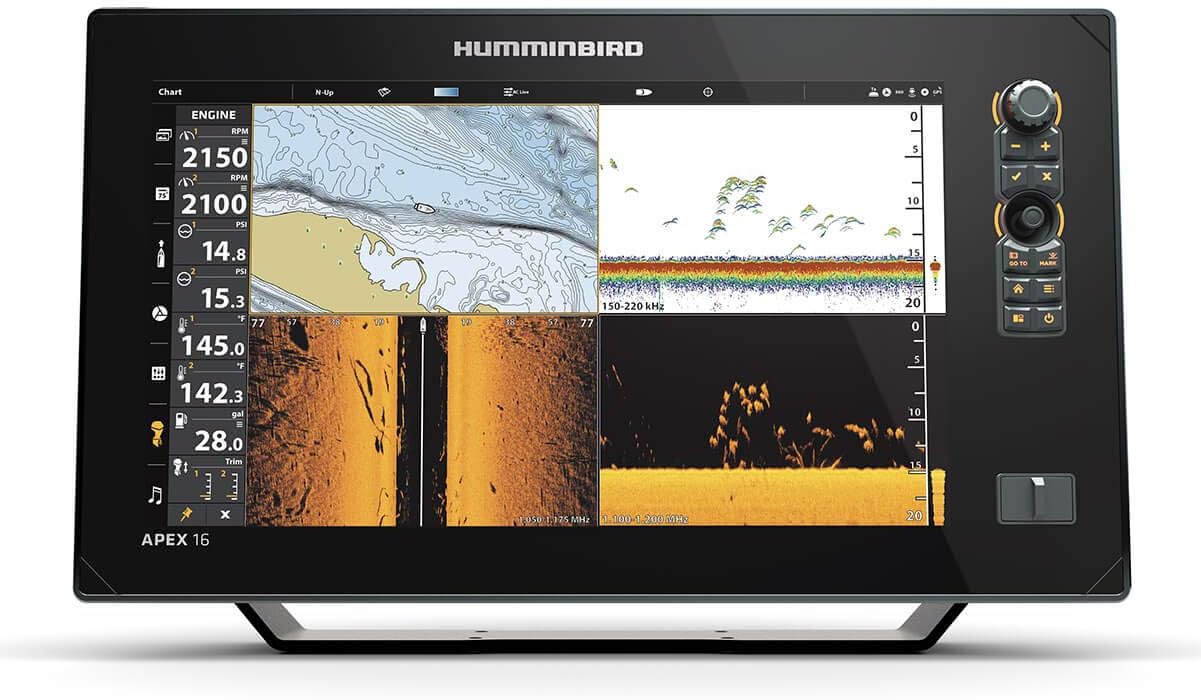 Humminbird 411500-1CHO APEX 16 MEGA SI+ CHARTPLOTTER CHO (Control Head Only) Fish Finder