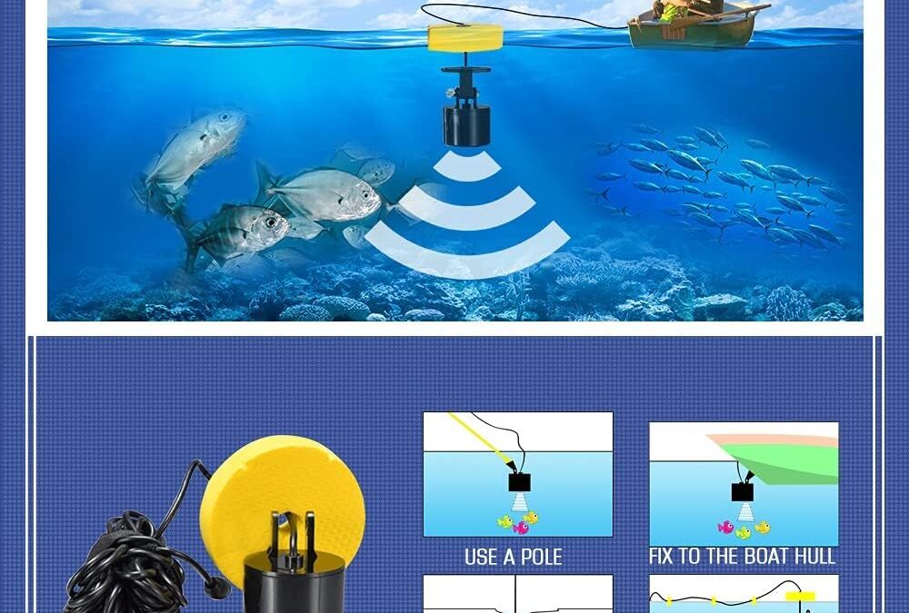 LUCKY Kayak Portable Fish Depth Finder Water Handheld Fish Finder Sonar Castable Kayak Boat Fishfinder Transducer Fishing LCD Display FFC1108 Review