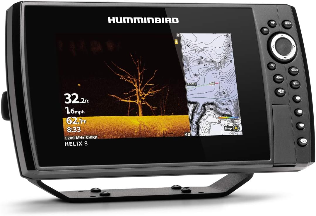 Humminbird 411340-1 Helix 8 Chirp MEGA DI GPS G4N Fish Finder