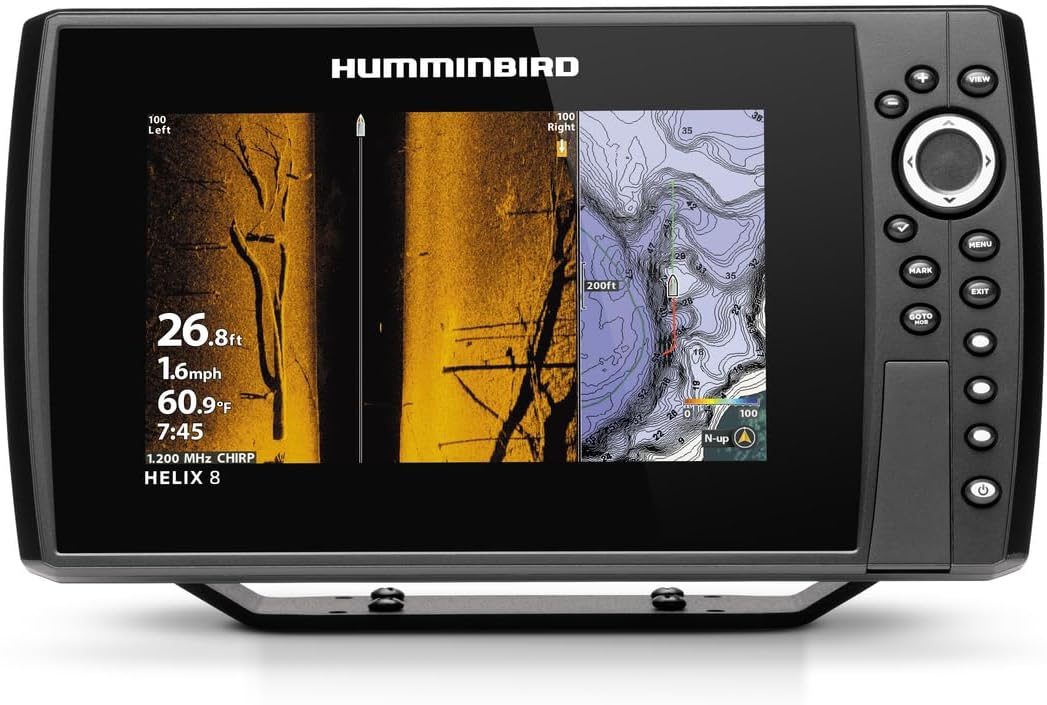 Humminbird 411350-1 Helix 8 Chirp MEGA SI+ GPS G4N Fish Finder