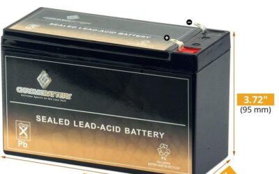 Black & Chrome Battery 12V 7AH SLA Review