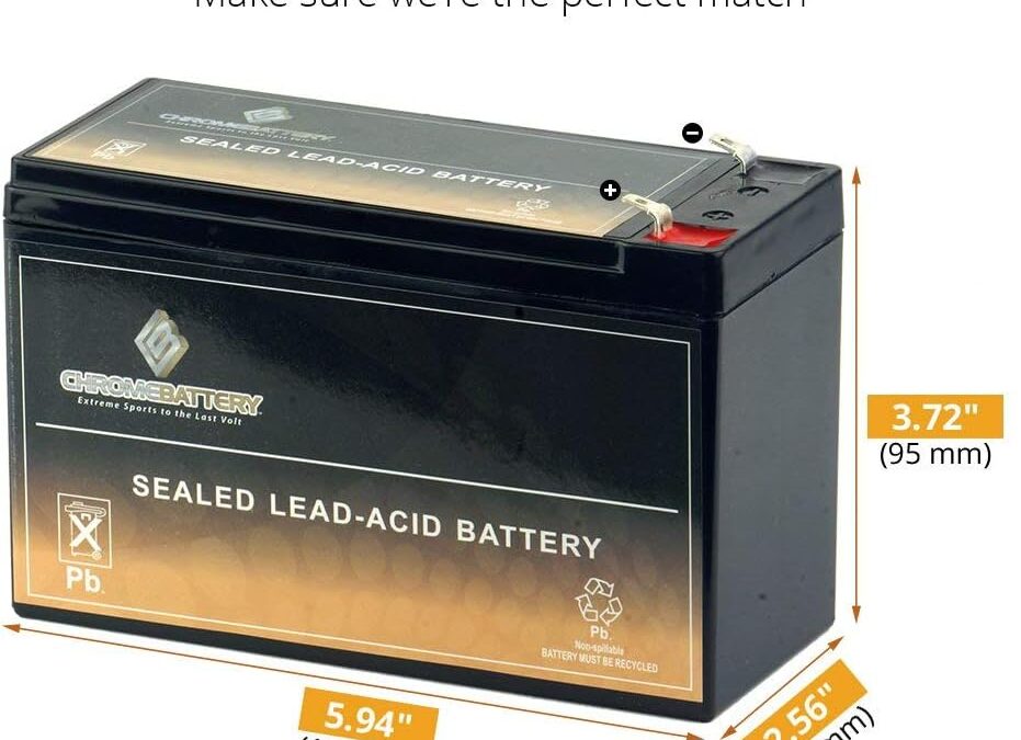 Black & Chrome Battery 12V 7AH SLA Review