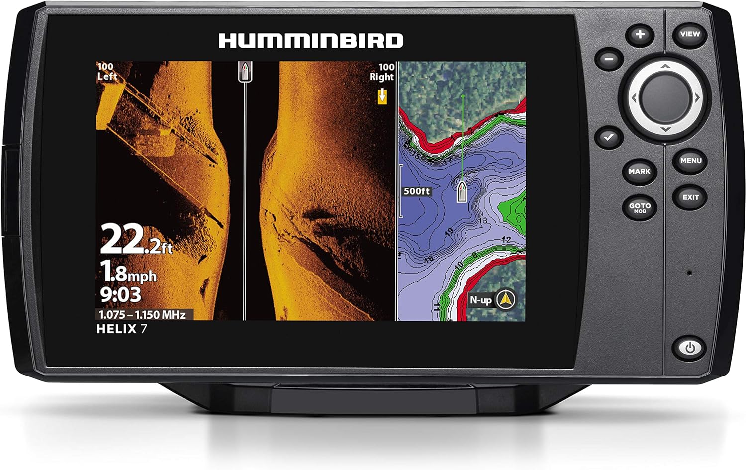 Humminbird 410950-1 HELIX 7 CHIRP MSI (MEGA Side Imaging) GPS G3 Fish Finder