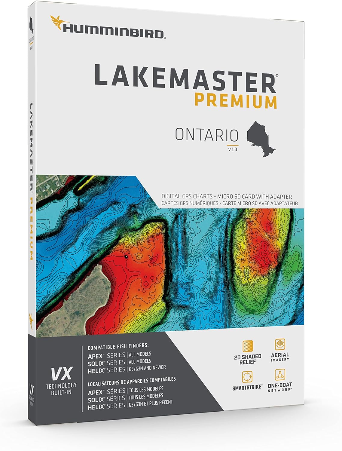 Humminbird 602020-1 LakeMaster Premium - Ontario V1