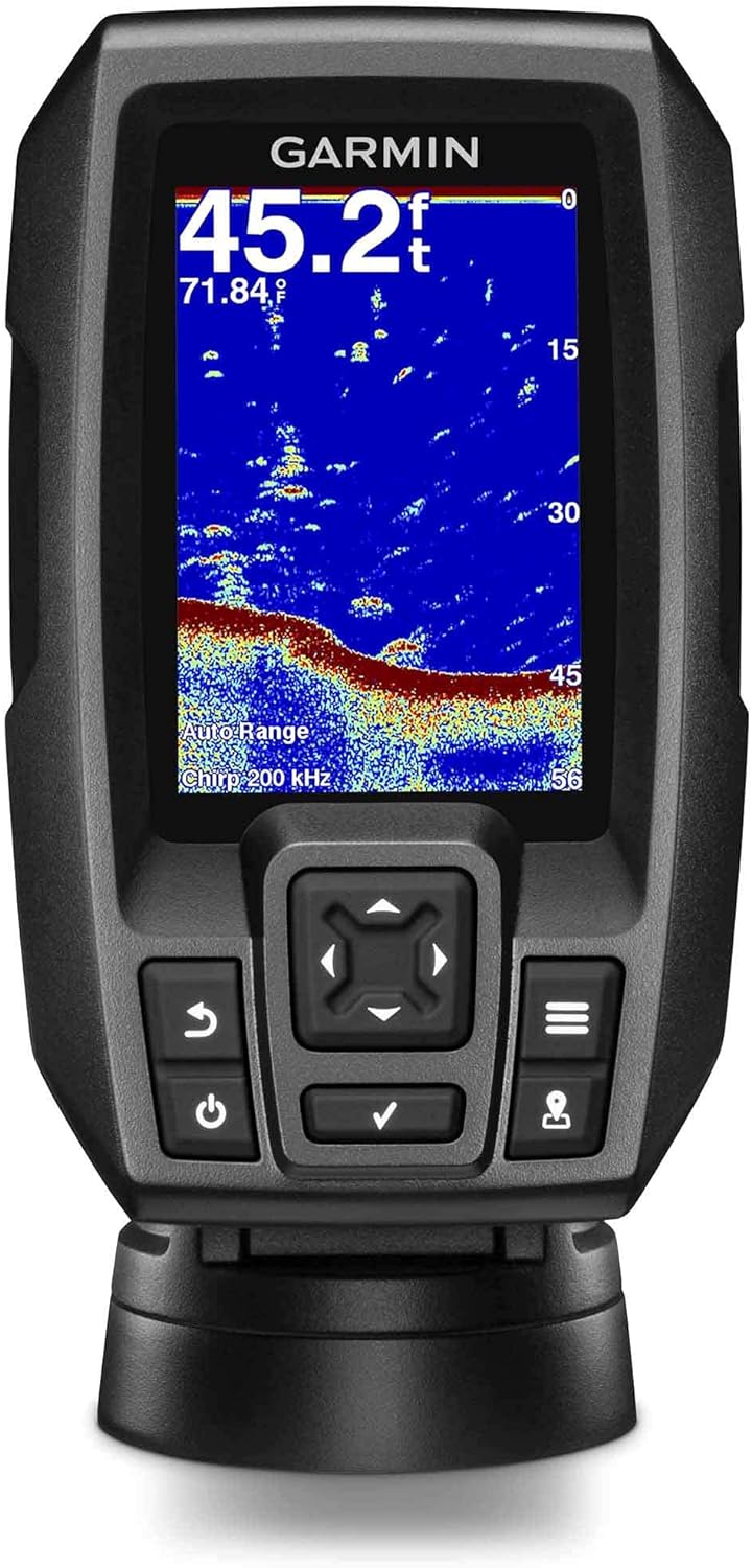 Garmin Striker 4 3.5 Chirp Fishfinder GPS (010-01550-00) with Protective Cover (Renewed)