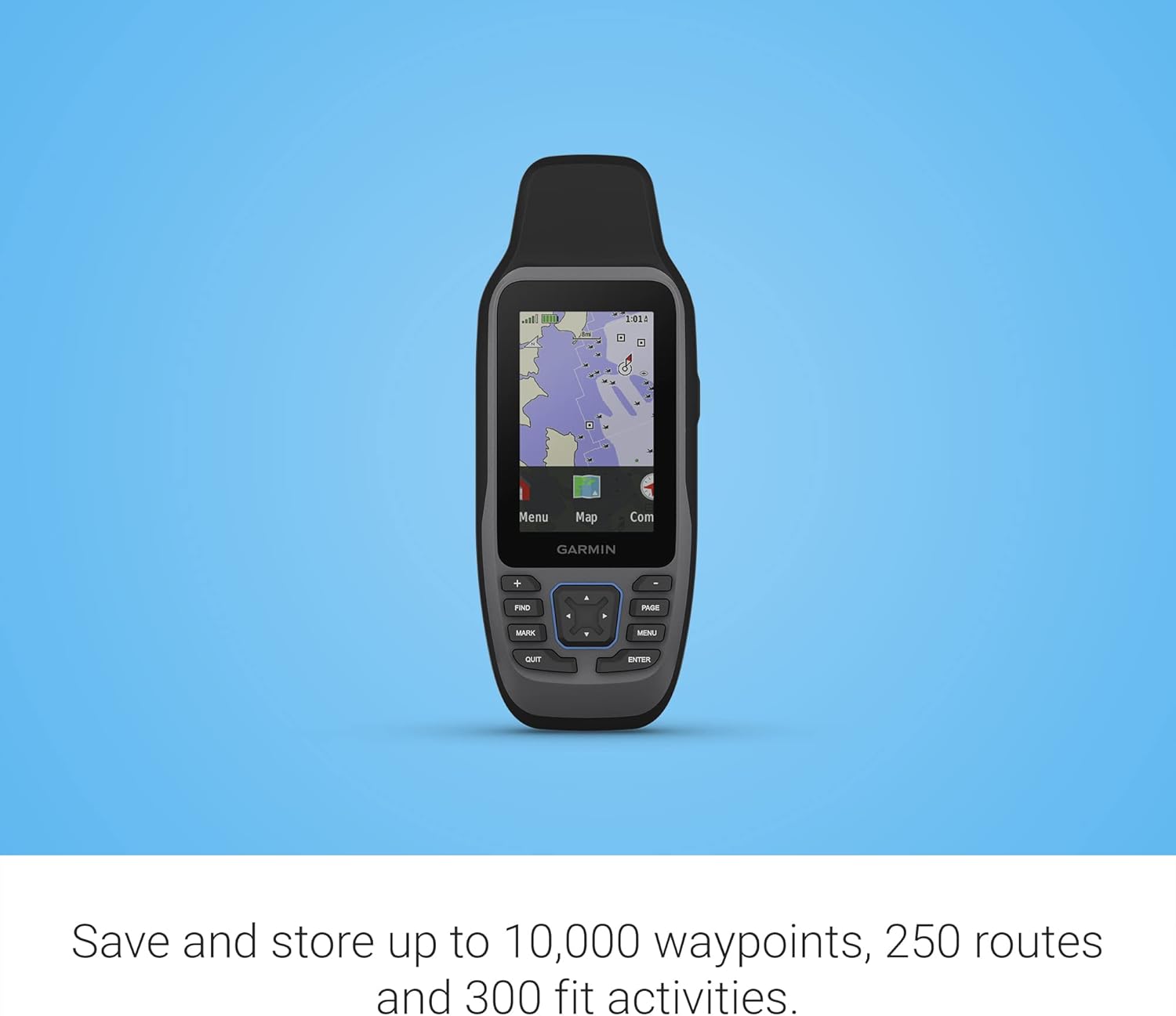 Garmin GPSMAP 79sc, Marine GPS Handheld Preloaded With BlueChart g3 Coastal Charts, Rugged Design and Floats in Water