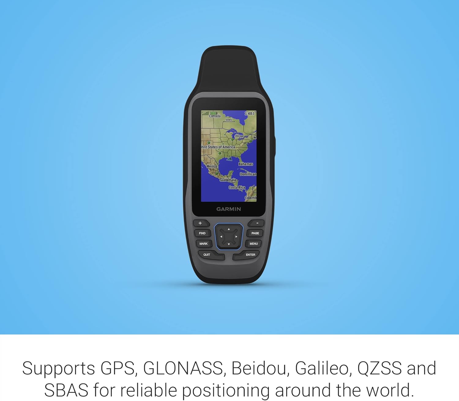 Garmin GPSMAP 79sc, Marine GPS Handheld Preloaded With BlueChart g3 Coastal Charts, Rugged Design and Floats in Water