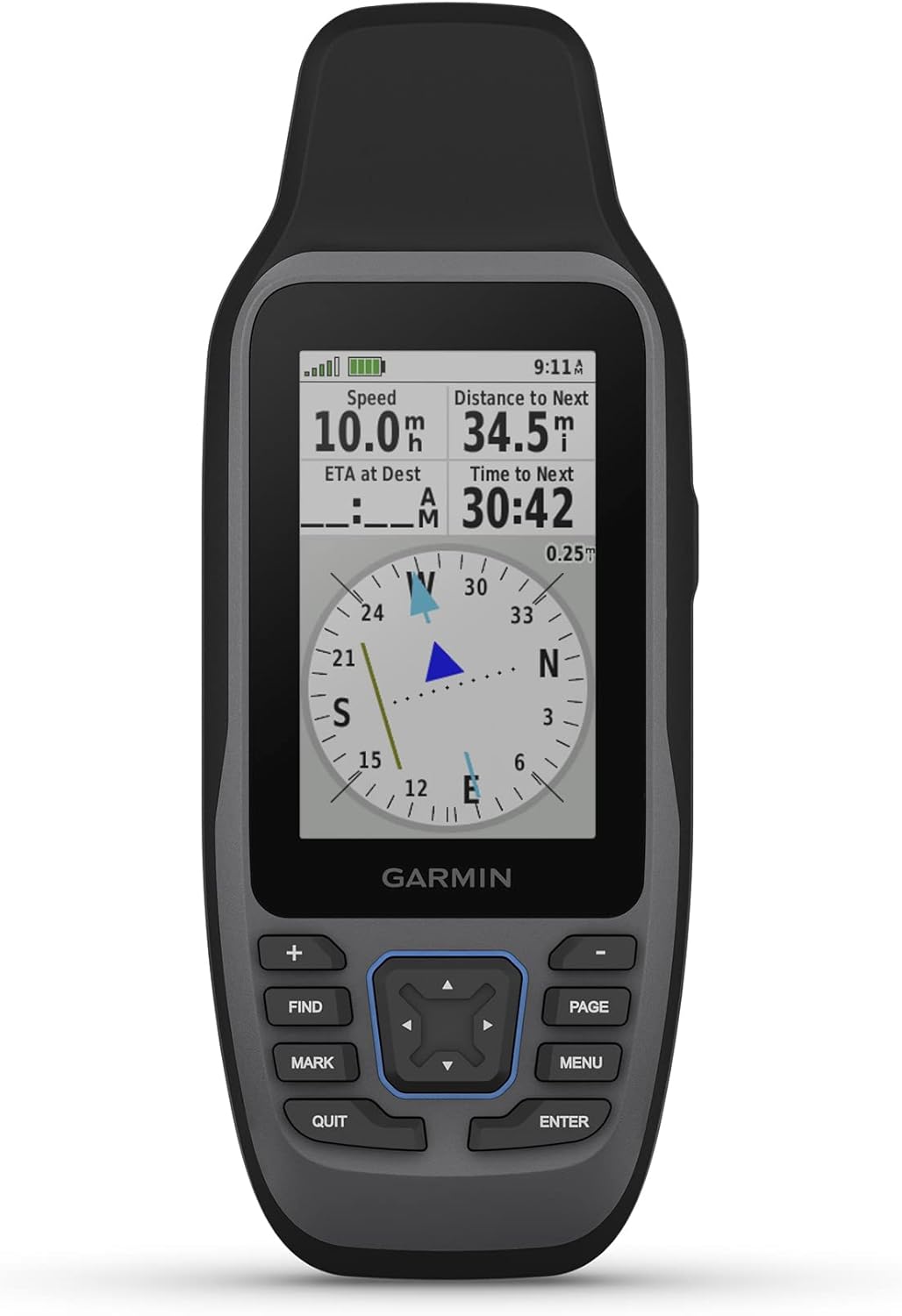 Garmin GPSMAP 79sc, Marine GPS Handheld Preloaded With BlueChart g3 Coastal Charts, Rugged Design and Floats in Water